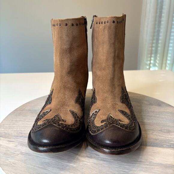 Rare Old Gringo Clarita Bootie 6” BL3667-1 Choc Gold Women’s Size 8.5 Leather - Picture 5 of 13